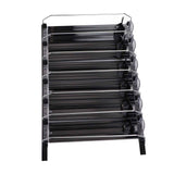 Automatic Drink Pusher Glide Width Adjustable Simple Operation Labor Space Saving Black Self Pushing Can Organizer for Fridge 31cm / 12.2in In Australia - Darrahopens
