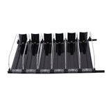 Automatic Drink Pusher Glide Width Adjustable Simple Operation Labor Space Saving Black Self Pushing Can Organizer for Fridge 31cm / 12.2in