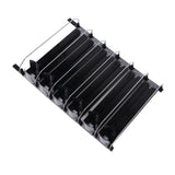 Automatic Drink Pusher Glide Width Adjustable Simple Operation Labor Space Saving Black Self Pushing Can Organizer for Fridge 38cm / 15in