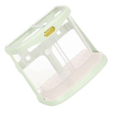 Chopsticks Drain Bucket Wall Mounted Double Compartment Hole Free Chopsticks Tube Basket for Forks Spoon Light Green In Australia - Darrahopens