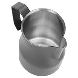 Milk Frothing Pitcher Coffee Steaming Pitcher 304 Stainless Steel Coffee Milk Cup Milk Frother Cup Olecranon Type Outlet Black 350ML In Australia - Darrahopens