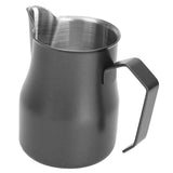 Milk Frothing Pitcher Coffee Steaming Pitcher 304 Stainless Steel Coffee Milk Cup Milk Frother Cup Olecranon Type Outlet Black 350ML In Australia - Darrahopens
