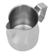 Milk Frothing Pitcher Coffee Steaming Pitcher 304 Stainless Steel Coffee Milk Cup Milk Frother Cup Olecranon Type Outlet Silver 350ML