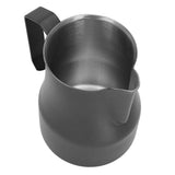 Milk Frothing Pitcher Coffee Steaming Pitcher 304 Stainless Steel Coffee Milk Cup Milk Frother Cup Olecranon Type Outlet Black 450ML In Australia - Darrahopens