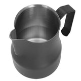 Milk Frothing Pitcher Coffee Steaming Pitcher 304 Stainless Steel Coffee Milk Cup Milk Frother Cup Olecranon Type Outlet Black 450ML In Australia - Darrahopens