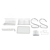 Dish Rack 2 Tier Bowl Dish Drainer Neat Organization Rust Prevention Kitchen Drying Rack Cutting Board Style In Australia - Darrahopens