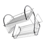 Dish Rack 2 Tier Bowl Dish Drainer Neat Organization Rust Prevention Kitchen Drying Rack Cutting Board Style In Australia - Darrahopens