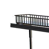 Under Sink Cabinet Shelf Multifunctional Slide Out Double Layer Spice Drawer Storage Sink Shelf for Bathroom Kitchen Black