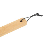Pizza Oven Brush with Hanging Hole Bamboo Handle Wire BBQ Grill Cleaning Brush with Scraper