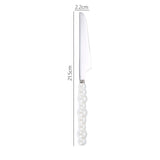 Flatware Cutlery Set Spoons Forks Knifes Utensils Tableware Sets with Ceramic Pearl Handles for Home Restaurant Hotel