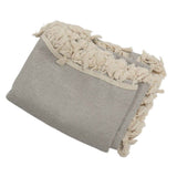 Rectangle Tablecloth Polyester Fiber Decorative Table Cover with Tassel Lace for Home Restaurant Hotel Beige Gray 140x180cm/55.1x70.9in In Australia - Darrahopens