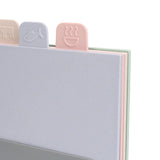 4pcs Color Coded Cutting Boards Set with Holder Double Sided Use Classified Plastic Chopping Board Mats Set
