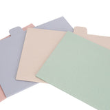 4pcs Color Coded Cutting Boards Set with Holder Double Sided Use Classified Plastic Chopping Board Mats Set