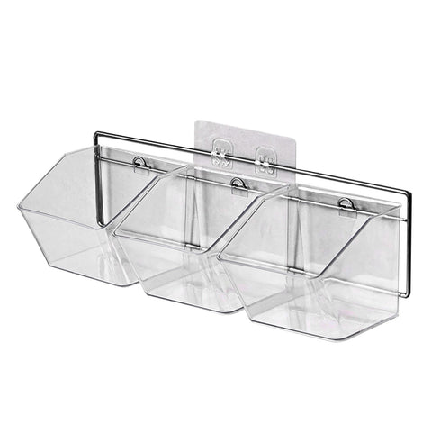 Wall Mounted Storage Container 3 Layer Wall Hanging Kitchen Storage Box for Garlic Ginger Onion Horizontal Hanging In Australia - Darrahopens