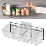 Wall Mounted Storage Container 3 Layer Wall Hanging Kitchen Storage Box for Garlic Ginger Onion Horizontal Hanging In Australia - Darrahopens