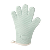 Thickened Silicone Anti Scalding Oven Glove Heat Resistant Silicone Cooking Glove for Microwave Oven Toaster Mint Green In Australia - Darrahopens
