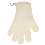 Thickened Silicone Anti Scalding Oven Glove Heat Resistant Silicone Cooking Glove for Microwave Oven Toaster Ivory White In Australia - Darrahopens