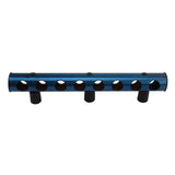 8 Holes Stainless Steel Wall Mounted Wine Rack Wall Bar Wine Bottle Rack Red Wine Storage Rack Blue