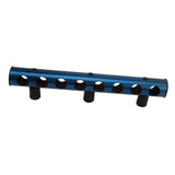 8 Holes Stainless Steel Wall Mounted Wine Rack Wall Bar Wine Bottle Rack Red Wine Storage Rack Blue