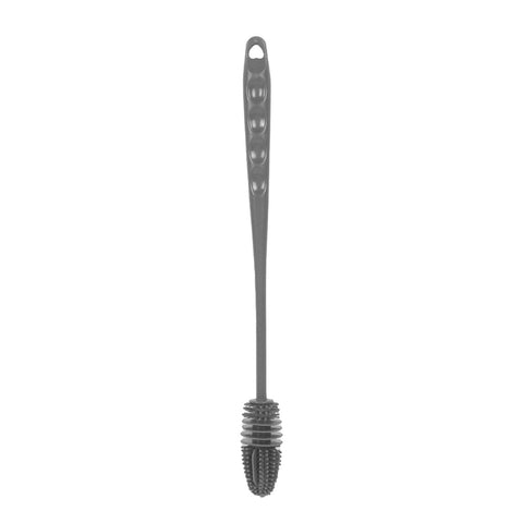 Silicone Bottle Brush Durable Long Handle Baby Bottle Cleaning Brush for Home Kitchen Office Long Grey In Australia - Darrahopens