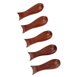 5Pcs Wooden Fish Shape Chopstick Rest Stand Rack Spoon Fork Knife Holder Wooden Chopstick Holder In Australia - Darrahopens