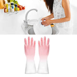 Kitchen Gloves Reusable Tight Fit Multifunctional Dishwashing Cleaning Waterproof Durable Household Gloves Pink In Australia - Darrahopens