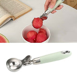 Ice Cream Scoop Smoothing Stainless Steel Hanging Hole Multifunction Cupcake Scoop for Home Kitchen Cafe Bar Trigger Release Scoop In Australia - Darrahopens