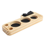 Coffee Tamper Holder Station Wood Coffee Filter Distributor Tamper Holder for Home Cafe Restaurant Hotel Office