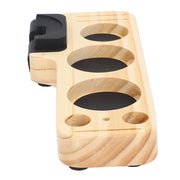 Coffee Tamper Holder Station Wood Coffee Filter Distributor Tamper Holder for Home Cafe Restaurant Hotel Office