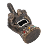 Fist Beer Opener Cool Middle Finger Shape Portable Fist Beer Bottle Opener for Men Husband Dad Grandpa Boyfriend Gold