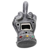 Fist Beer Opener Cool Middle Finger Shape Portable Fist Beer Bottle Opener for Men Husband Dad Grandpa Boyfriend Silver In Australia - Darrahopens