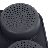 6 Cavity Hamburger Bun Mould Foldable Reusable Bread Mould ‑40℉ to +446℉ Heat Resistance Baking Mould for Kitchen