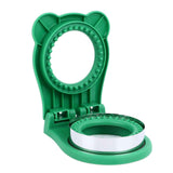Sandwich Cutter Mold Manual Cake Bread Cutter Sealer Tool Round for Kitchen Cooking Green In Australia - Darrahopens