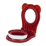 Sandwich Cutter Mold Manual Cake Bread Cutter Sealer Tool Round for Kitchen Cooking Red In Australia - Darrahopens