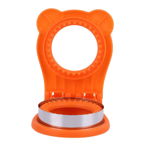 Sandwich Cutter Mold Manual Cake Bread Cutter Sealer Tool Round for Kitchen Cooking Orange In Australia - Darrahopens