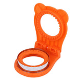 Sandwich Cutter Mold Manual Cake Bread Cutter Sealer Tool Round for Kitchen Cooking Orange In Australia - Darrahopens