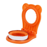 Sandwich Cutter Mold Manual Cake Bread Cutter Sealer Tool Round for Kitchen Cooking Orange In Australia - Darrahopens
