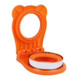 Sandwich Cutter Mold Manual Cake Bread Cutter Sealer Tool Round for Kitchen Cooking Orange In Australia - Darrahopens