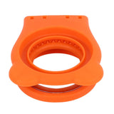 Sandwich Cutter Mold Manual Cake Bread Cutter Sealer Tool Round for Kitchen Cooking Orange