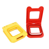 2 Pcs Red and Yellow Square Sandwich Cutter Stainless Steels Sandwich Cutters Set Sandwich Cutting Mold In Australia - Darrahopens