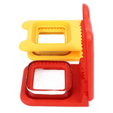 2 Pcs Red and Yellow Square Sandwich Cutter Stainless Steels Sandwich Cutters Set Sandwich Cutting Mold In Australia - Darrahopens