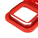 2 Pcs Red and Yellow Square Sandwich Cutter Stainless Steels Sandwich Cutters Set Sandwich Cutting Mold