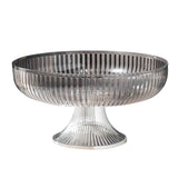 Fruit Plate Multifunctional Plastic Stylish Space Saving Decorative Snack Bowl for Candy Nuts Silver Gray In Australia - Darrahopens