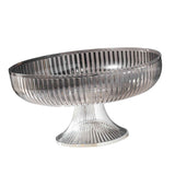 Fruit Plate Multifunctional Plastic Stylish Space Saving Decorative Snack Bowl for Candy Nuts Silver Gray In Australia - Darrahopens