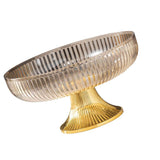 Fruit Plate Multifunctional Plastic Stylish Space Saving Decorative Snack Bowl for Candy Nuts Amber In Australia - Darrahopens