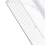 Refrigerator Storage Box with Lids Plastic Transparent Sealed Fridge Food Storage Containers for Fruits Vegetables M