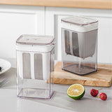 Yogurt Strainer with Extra Fine Mesh Strainer Bag Transparent Cover Multi Functional Cheese Filter