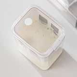 Yogurt Strainer with Extra Fine Mesh Strainer Bag Transparent Cover Multi Functional Cheese Filter