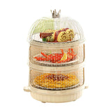 Dust Proof Food Storage Box Multi Functional Sealed Food Storage Container for Summer 3 Layers In Australia - Darrahopens