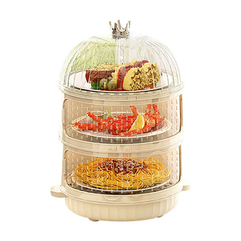 Dust Proof Food Storage Box Multi Functional Sealed Food Storage Container for Summer 3 Layers In Australia - Darrahopens
